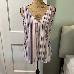 GIBSON-  The Motherchic Isle Button-Down Tank